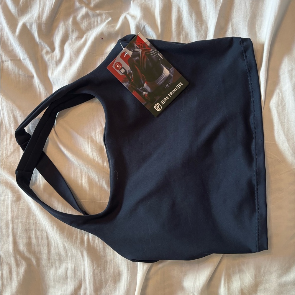 Born Primitive Navy Blue Athletic Crop Top